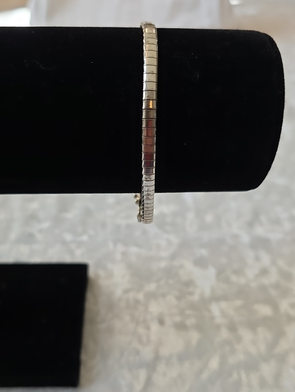 Classic Sterling Silver Omega Bracelet 7.5 In x 3mm
